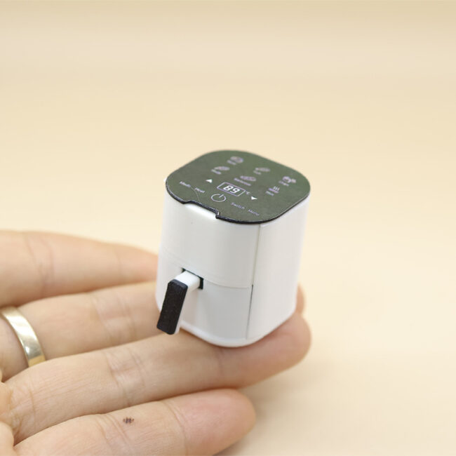 1:12 miniature kitchen air fryer appliance