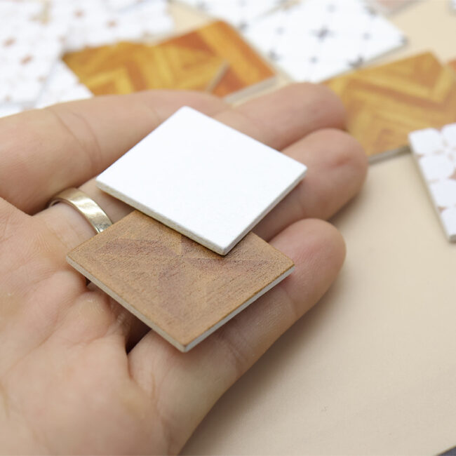 1:12 Miniature French Vintage Floor Tiles