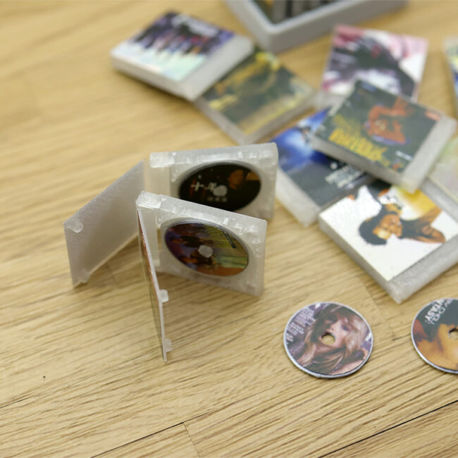 1:12 Miniature Retro CD Disc Set