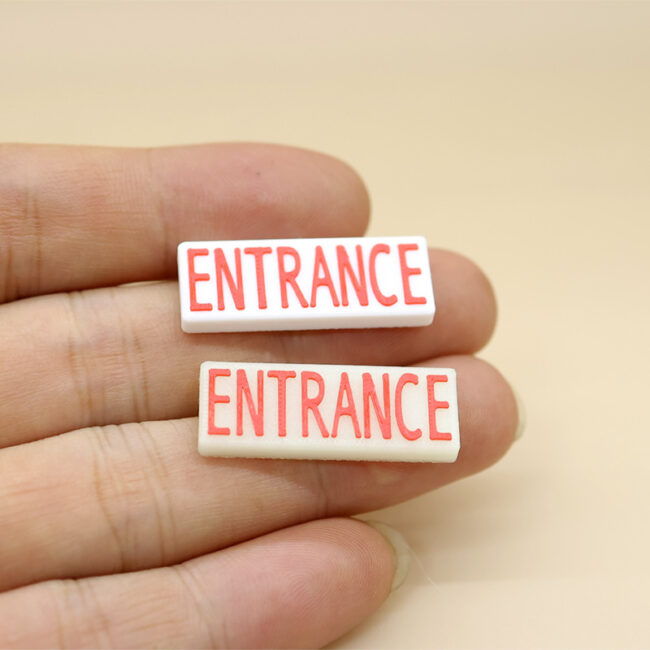 1:12 Miniature Exit Direction Sign