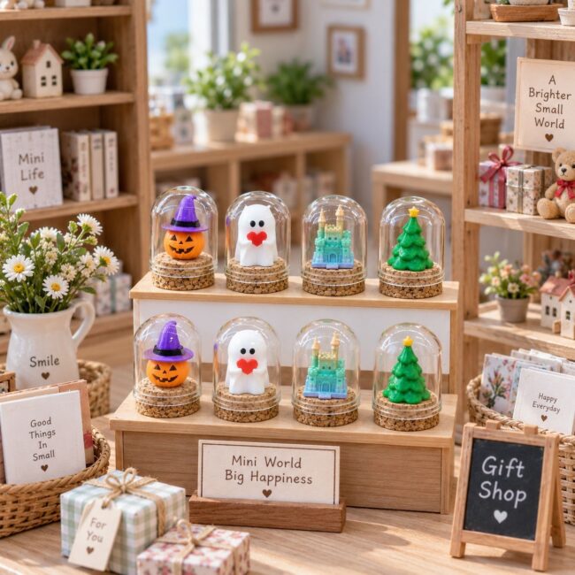 1:12 Miniature Glass Cloche Display