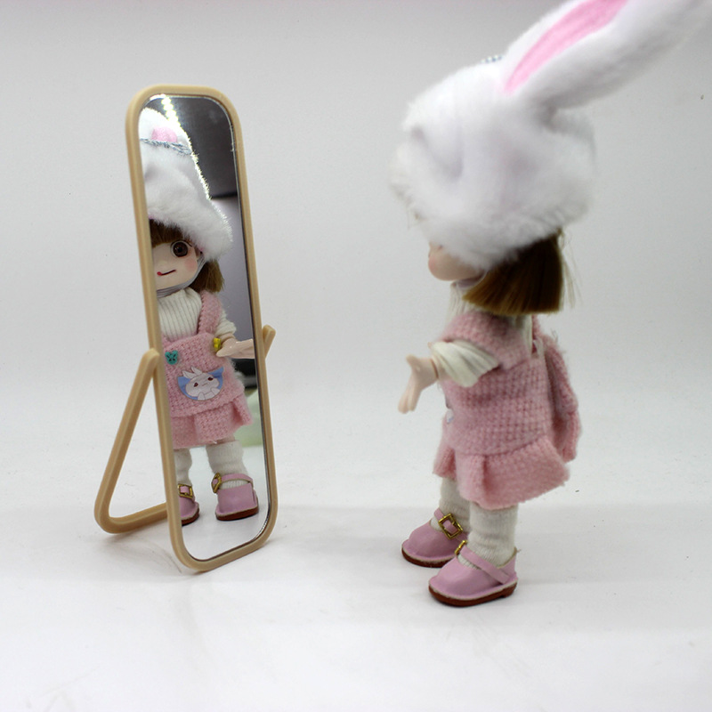 1:12 miniature full-length floor mirror