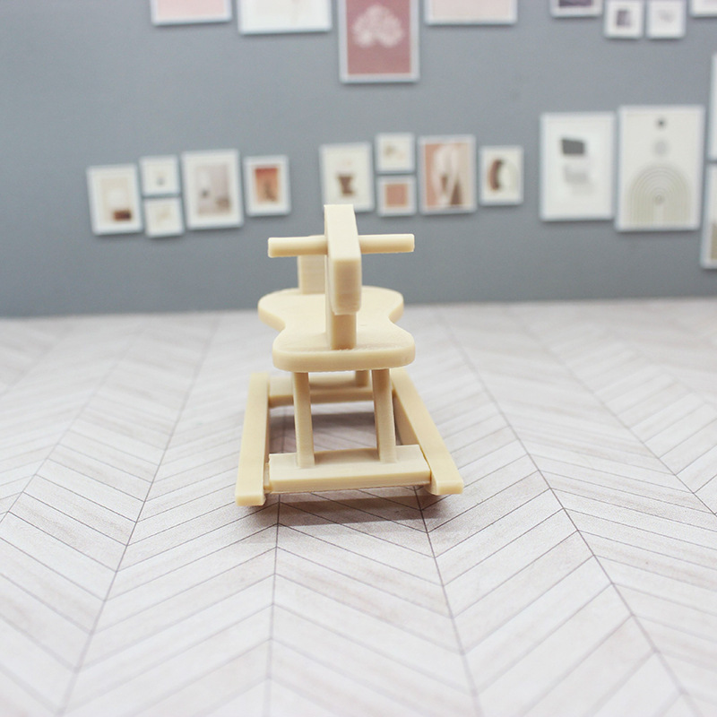1:12 Miniature Wooden Rocking Horse