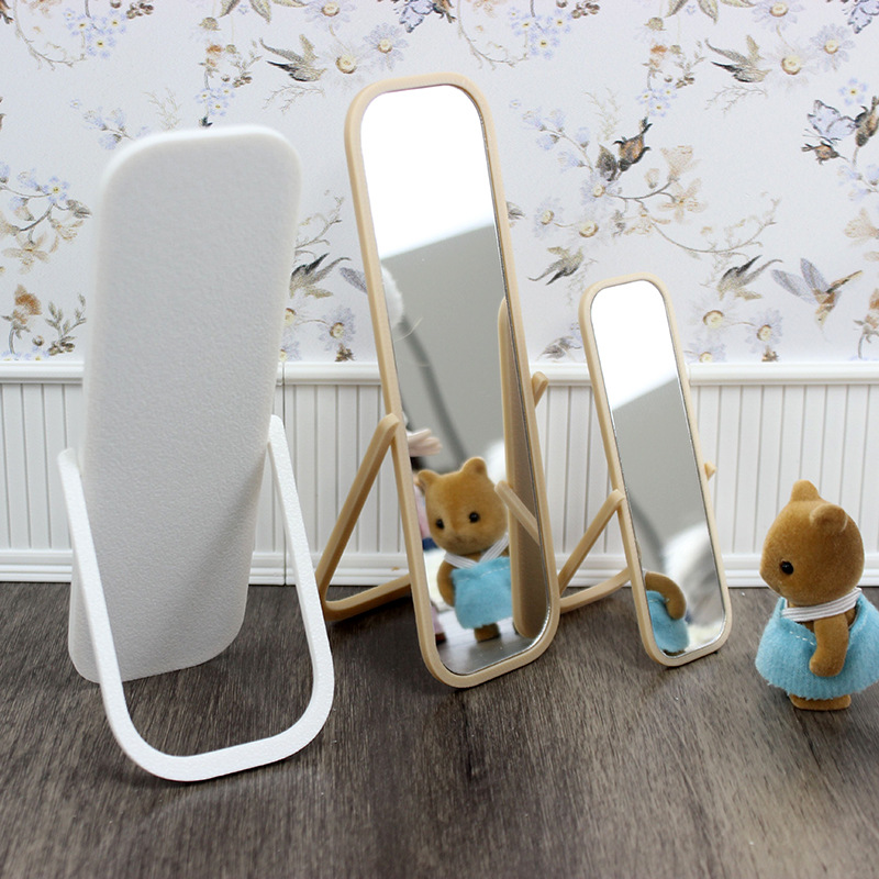 1:12 miniature full-length floor mirror
