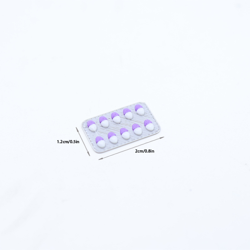 1:12 Miniature Pill Capsule Pack