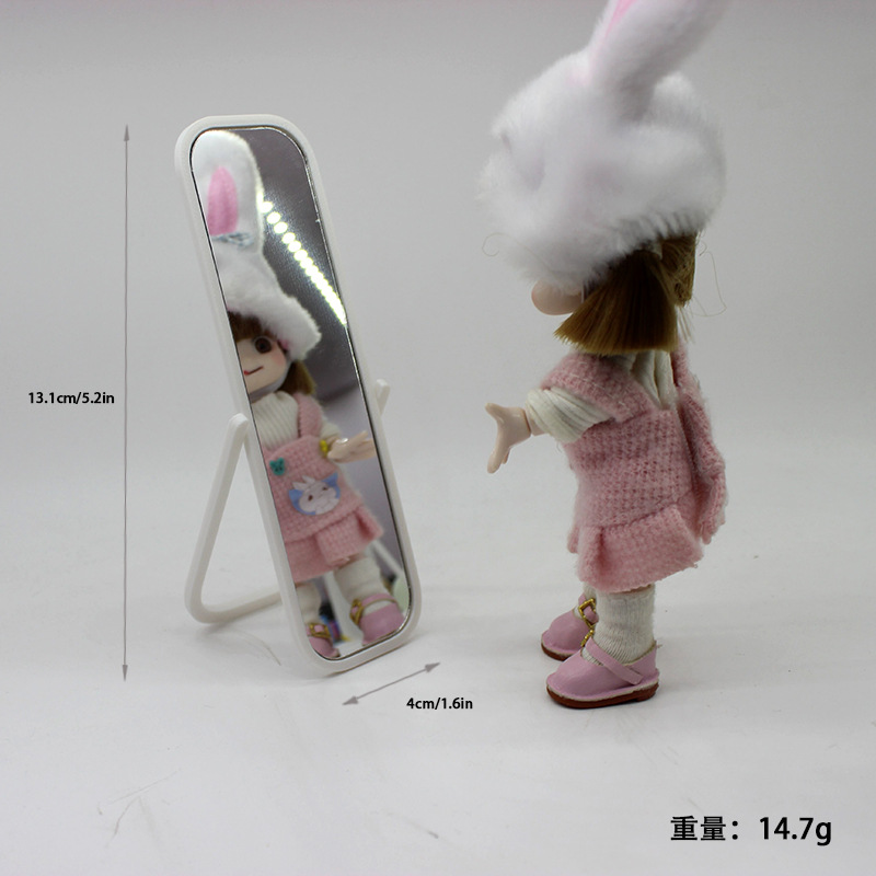 1:12 miniature full-length floor mirror