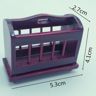1:12 Miniature Newspaper Stand Box for Dollhouse Decor