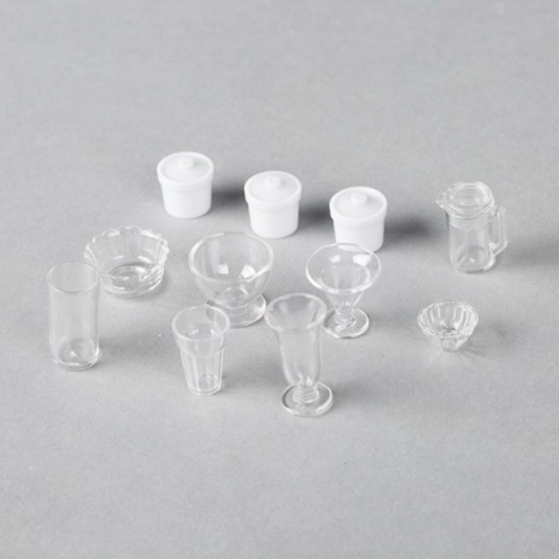 1:12 Miniature Clear Wine Glass Prop