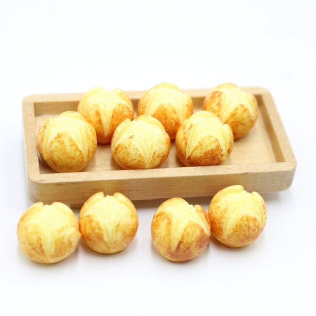 1:12 Miniature Bread Rolls Donuts and Wafer Assortment