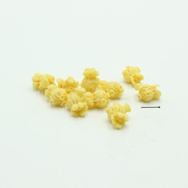 1:12 Miniature Jelly Cups and Popcorn Snack Set