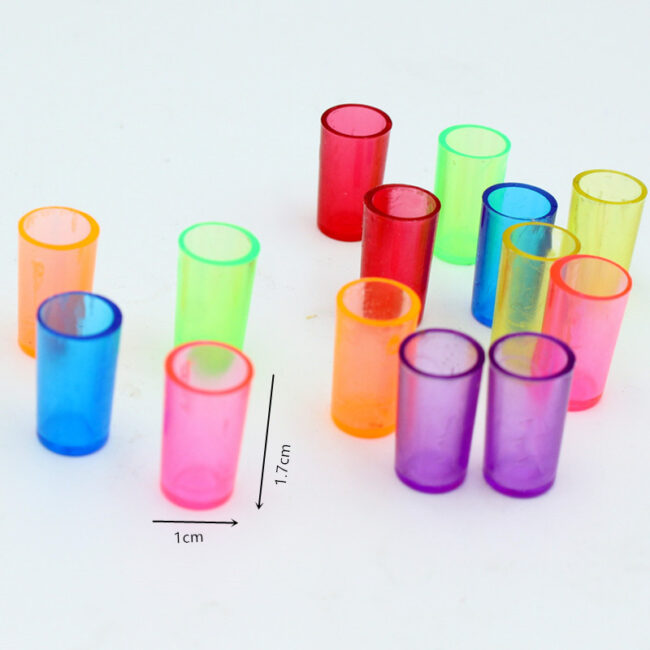 1:12 miniature color tumblers