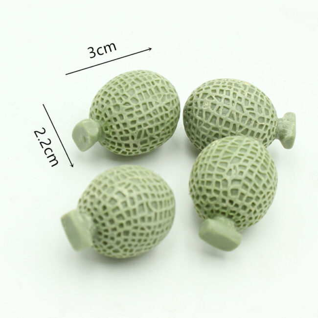 1:12 miniature resin fruit and cake food props for dollhouse kitchens