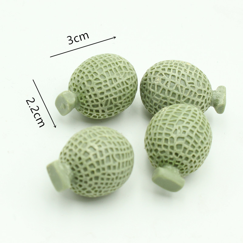 1:12 miniature resin fruit and cake food props for dollhouse kitchens