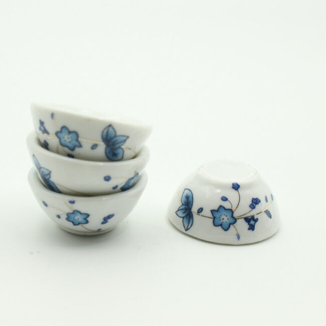 1:12 Miniature Ceramic Bowl Set