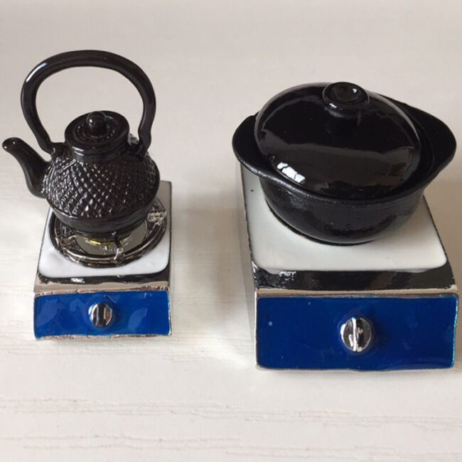 1:12 Miniature Kitchen Gas Stove Prop