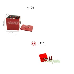 1:12 miniature beverage basket set for dollhouse kitchen
