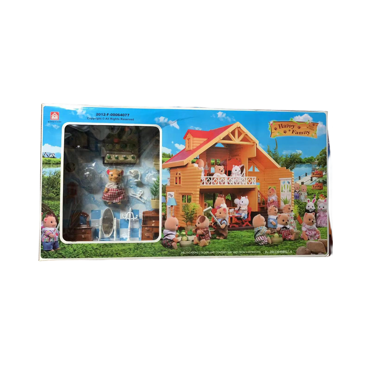 1:12 Miniature Forest Animal Villa Playset - Image 5
