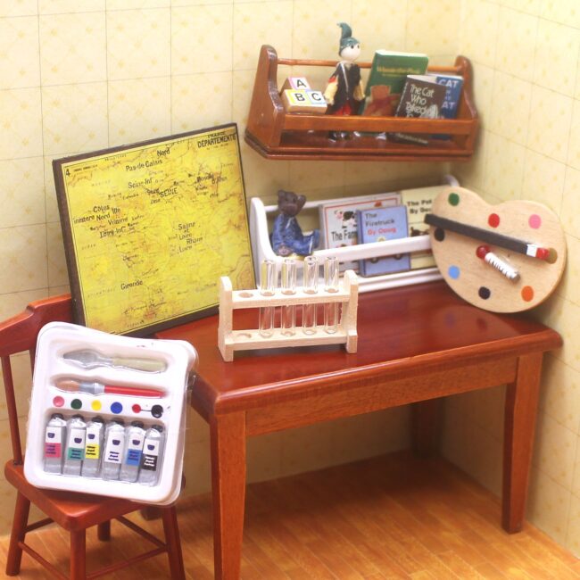 1:12 Miniature Paint Map and Tube Set