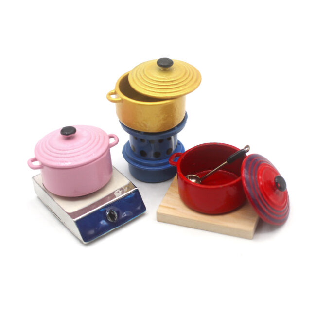1:12 Miniature Cooking Pot Prop