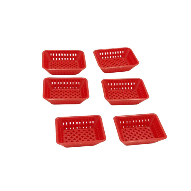 1:12 Miniature Square Vegetable Basket