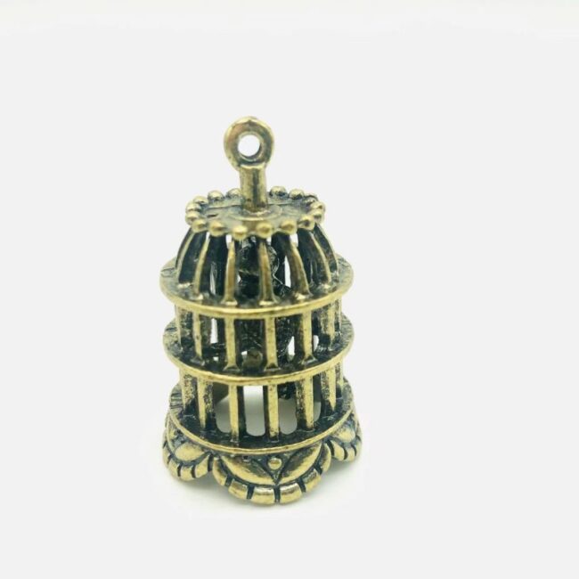 1:12 Miniature Antique Bronze Birdcage