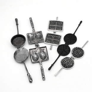 1:12 Miniature Waffle Taiyaki and Egg Waffle Mold Set