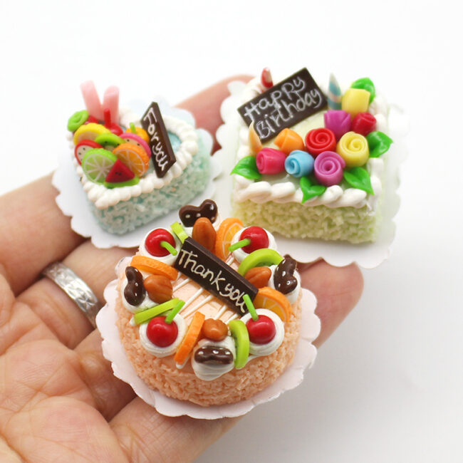 1:12 Miniature European Tier Cake Prop