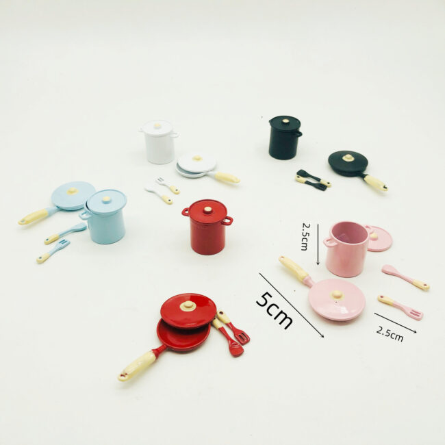 1:12 Miniature Clay Cooking Pot for Dollhouse