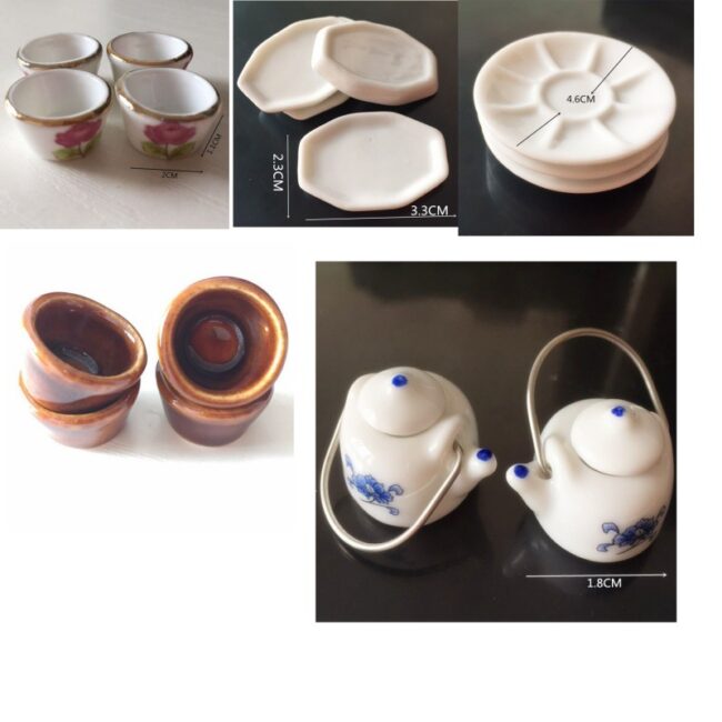 1:12 Miniature Ceramic Dish and Planter