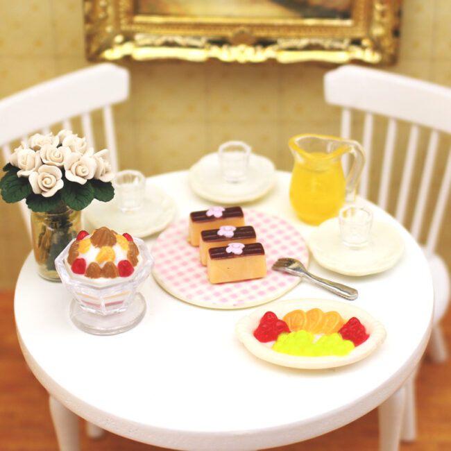 1:12 Miniature Dessert and Fruit Tray