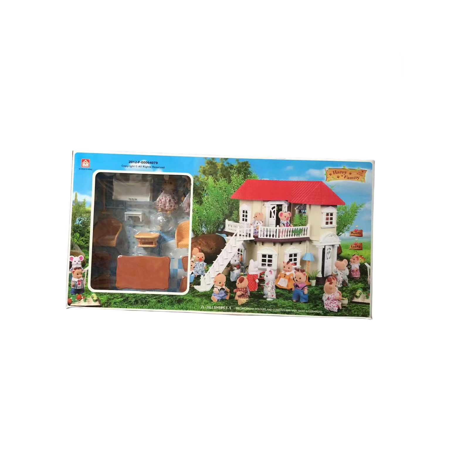 1:12 Miniature Forest Animal Villa Playset - Image 3