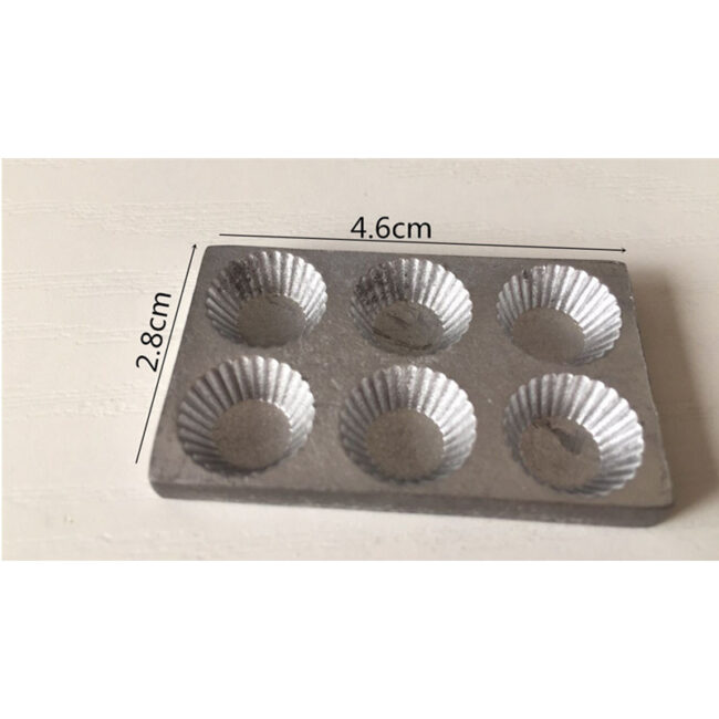 1:12 Miniature Clay Food Mold Set