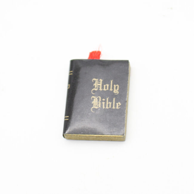 1:12 Miniature Vintage Bible Book Prop
