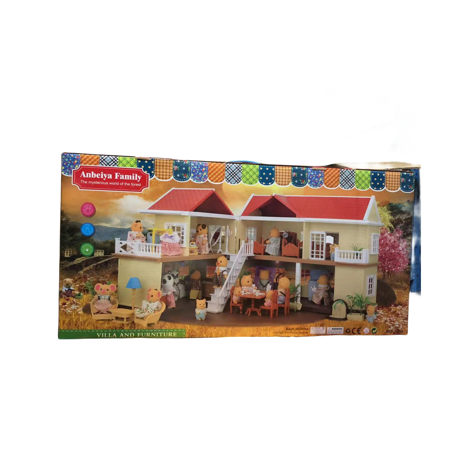 1:12 Miniature Forest Animal Villa Playset - Image 2
