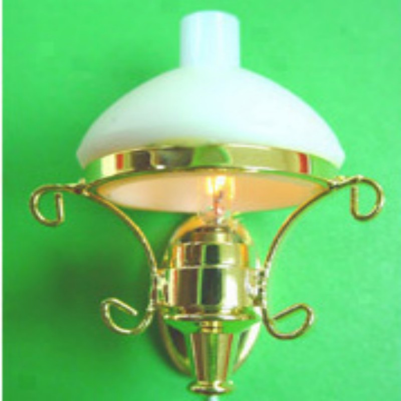 1:12 Miniature 12V Wall Sconce Lamp - Image 5