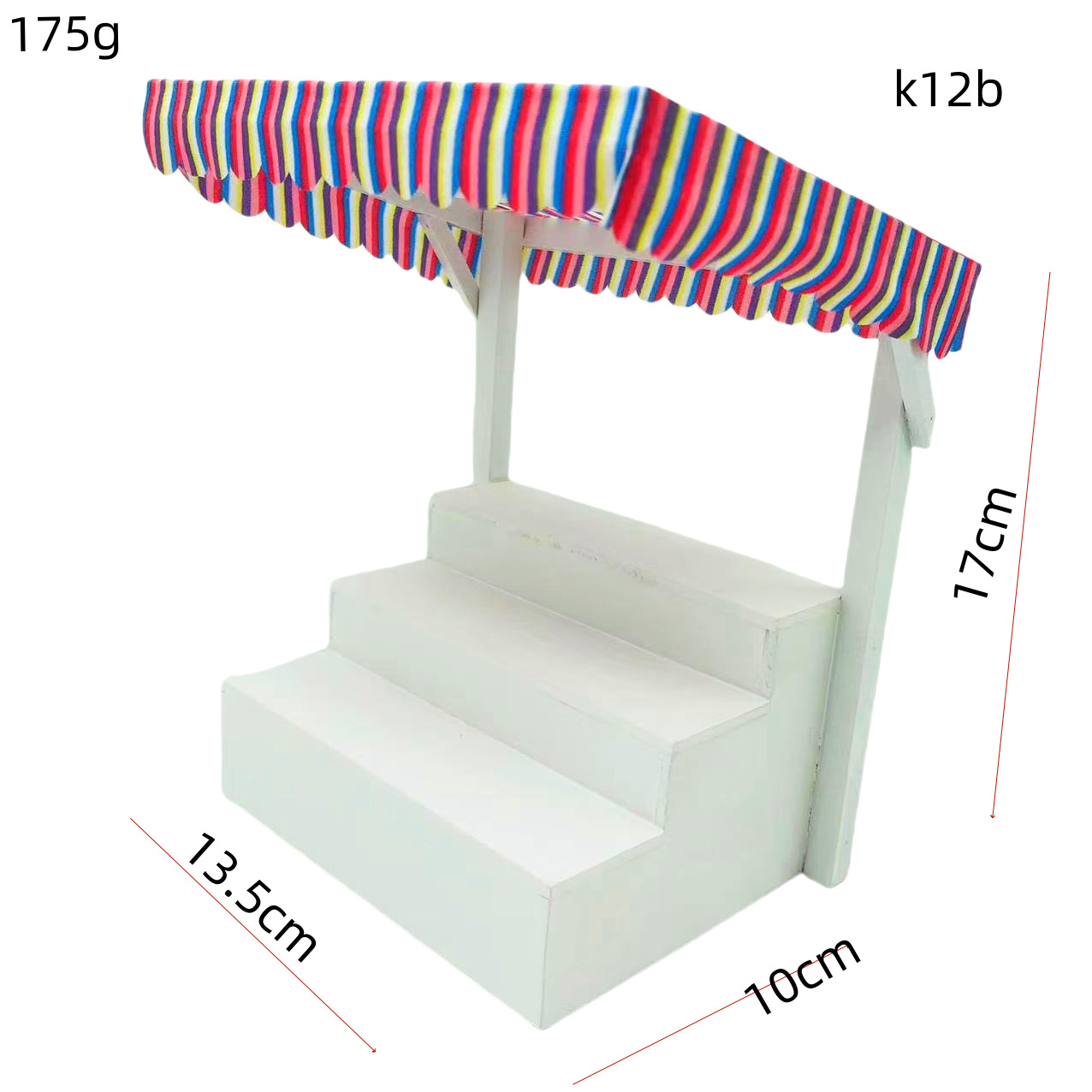 1:12 Miniature Cake Cart and Stall Display - Image 4