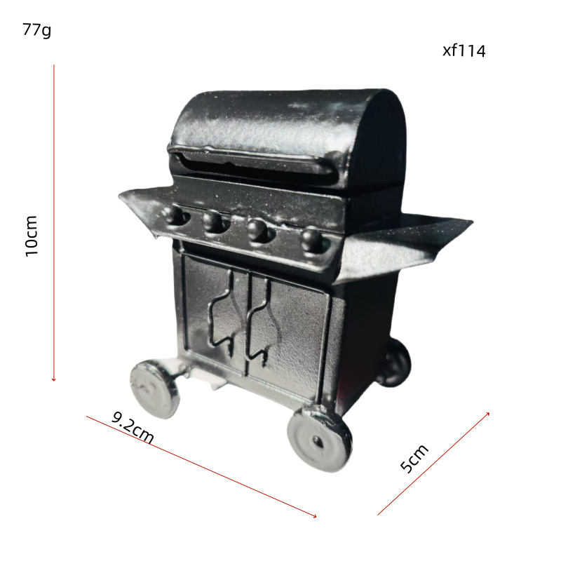 1:12 Miniature BBQ Grill Prop - Image 3