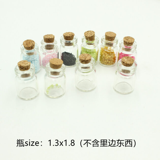 1:12 Miniature White Spice Rack with Corked Jars