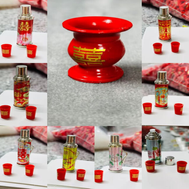 1:12 dollhouse vintage insulated water bottle miniature prop